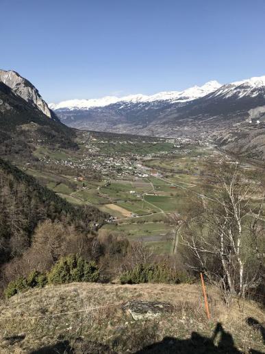 Blick nach Agarn VS